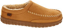 Dockers Mens Slipper, Rugged Clog Moc Toe with Sherpa Lining, Tan, Size 14