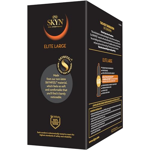 SKYN Elite Large Non-Latex Condoms, 36 Count