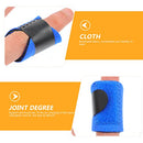 CLISPEED 2pcs Splint Mallet Protector Brace Stabilizer Support Wrap for Adults Knuckle Fixation (Blue)