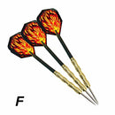 15 pcs(5 sets) of Steel Tip Darts Needle Slim Barrel with Nice Dart Flights