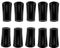 LALOCAPEYO 10PCS Wear Resisting Trekking Pole Tip Accessories Hiking Pole Rubber Feet Tips Replacement Fits Most Standard Walking Sticks Shock Absorbing(11mm Hole Diameter)