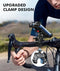 Zewdov Motorcycle Phone Mount, Upgrade Bike Phone Mount [1s Lock][Secure Protection], 360° Rotatable Phone Holder for Mountain Bike/ATV/Scooter Handlebar, Compatible with iPhone/Samsung 4.7-6.7"