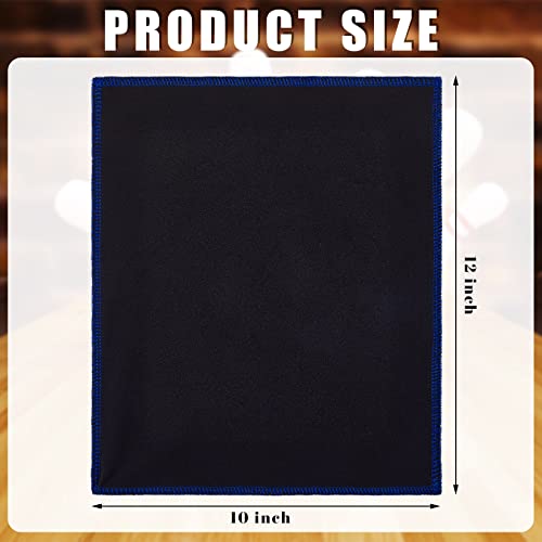 Zhanmai 4 Pcs Bowling Accessories Kit Bowling Shoe Covers Non Slip Bowling Ball Seesaw Bowling Ball Cleaning Pad Microfiber Bowling Ball Shammy Leather Towel (Medium)