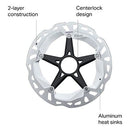 SHIMANO XT RT-MT800 Centerlock Disc Rotor Silver, 203mm