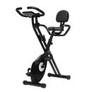 Exercise Bike Home Gym Fitness Spin Recumbent Stationary Indoor Cycling Trainer Cardio Workout Machine Folding LCD Magnetic Resistance