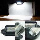 6 LED License Number Plate Light Lamps for Truck SUV Trailer Lorry 12/24V