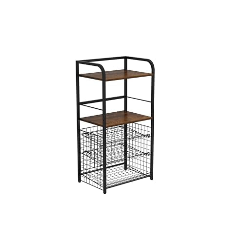 Zuyachuza Adjustable Can Rack Organizer for Pantry, Snack Organizer Shelf, Canned Food Storage Rack, Multifunctional Free standing Floor Pantry Organizer and Storage for Kitchen