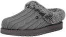 Skechers BOBS from Women's Keepsakes Ice Angel Slipper, Charcoal, 9 M US