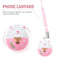 TOYANDONA Japanese Maneki Neko Lucky Cat Mobile Phone Pendant Copper Waving Cat Jingle Bell Mobile Phone Jewellery for DIY Key Chain Car Bag Purse Backpack Lucky Pendant Decoration Pack of 5
