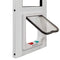 Whiskers and Windows Cat Door for Horizontal Sliding Windows, Large Cat Flap, Fits Windows 34"-37" h, White