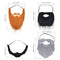 WILLBOND 6 Pieces Fake Beards Mustaches Halloween Beard Funny Fake Beard Costume Accessories Party Supplies for Adult Kids