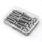 (15 Sets) M8-1.25 x 30mm Hex Head Bolts and Nuts Set, 304 Stainless Steel,Full Thread, Bright Finish, Machine Thread