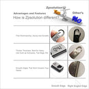 Zpsolution Luggage Zipper Pull Replacement - Heavy Duty Detachable Zipper Pullers Repair for Suitcases Easy to Use Larger Stronger