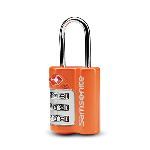 Samsonite Travel Sentry 3-dial Combination Lock, Orange Tiger, One Size, Orange Tiger, One Size, Travel Sentry 3-dial Combination Lock