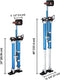 ZeHuoGe Blue Drywall Stilts 24"-40" with Knee Pads Protection, Adjustable Aluminum Tool Stilt for Painting Taping or Cleaning (Blue 24" - 40")