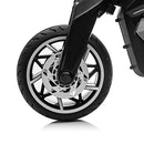 6V Kids Electric Ride On Motorcycle Electric Car 3 Wheels Play Toy Motorbike,Flashing Lights with Music,Black