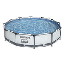 Bestway 56417 Steel Pro Above Ground, 12ft x 30 Inch | Frame Swimming Pool with Filter Pump