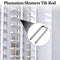 40 Pieces Plantation Shutter Repair Kit Replacement Louvers Staples Window Blind Tilt Rod Operable Plantation Silver Missing Metal Indoor Louver Staples Tools Repair