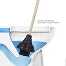HAUTMEC Rubber Toilet Plunger for Bathroom, Sinks & Drain Clogs - Use in Homes, Commercial & Industrial Buildings PL10091701