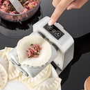 6Pcs 2 Mode Dumpling Maker Machine Automatic Dumpling Maker Household Dumpling Maker Press Reusable Electric Dumpling Machine with Spoon Brush Dumpling Making Tool with 2 Cutters for Kitchen Home