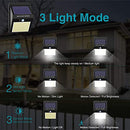 6 Pack Solar Lights Outdoor, 3 Modes/100LED Solar Security Lights Wireless IP65 Waterproof Solar Motion Lights Outdoor Solar Wall Lights Outdoor Lights for Front Door, Backyard, Garage, Deck…