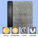 40% Black Sun Net Sun Mesh Shade Sunblock Shade Cloth UV Resistant Net for Garden Flower Plant for Greenhouse-can Custom Size (6.5ft X 12ft)