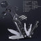 RAXCO Multitool Hammer Claw Hammer Multi-Tool with Screwdrivers, Multitool Pocket Pincers,Gifts for Men(Black)
