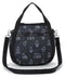 LeSportsac Small JENNI/8056 Official Shoulder Bag, Miffy Black Stencil, Free Size