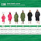 COR Surf Swim Parka | Heavy Warm Surf Jacket for Men, Women and Kids | Water Resistant and Absorbent Terry Towel Lining