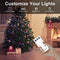 Lightshare 300LED 99FT String Lights 9 Modes 30V Plug in Fairy Lights with Remote Control for Home Garden Yard Christmas Wedding Holiday Party Thanksgiving Festival Decoration, Warm White & Multicolor