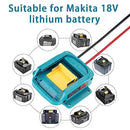 TAVICE Battery Holder Power Mount Connector Adapter for makita 18V Dock with Wires Kit