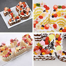 0-9 Individual Number Cake Tin, Cake Pan & Cake Mould for Baking at Birthday & Parties - Mold Capacity: 2 Pound Cake - Size: 10x8x2.5 Inches (6)