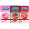 Durex multiflavored extra thin condoms for men - Bubblegum, Wild Strawberry, Intense Chocolate - 10 count (Pack of 3) | Sensually flavored condoms for fun & adventure, Pink