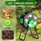 EFURDEN Compost Tumbler Outdoor Rotating Composter, with a Fast and Efficient Composting System for Garden, Kitchen, and Yard Waste (22.5 Gallon)