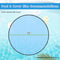 15ft Round Pool Leaf Net Cover for Above Ground Pool- Lightweight Durable and Easy Installation, Winter Cover Mesh Cover, Pool Safety Net, Protects Pool from Leaves and Debris