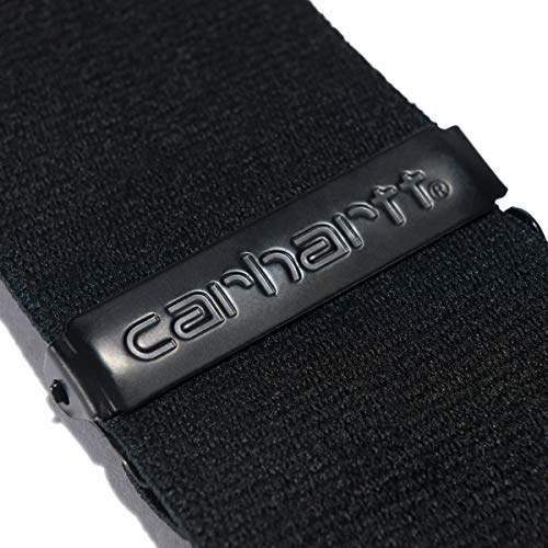 Carhartt Men's Standard, Rugged Flex Suspenders, Elastic Full Swing Side Clip (Black), One Size