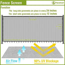 FLORALEAF 5' x 50' Privacy Screen Fence Windscreen Mesh Shade Net Cover Heavy Duty Fencing 90% Blockage for Outdoor Wall Garden Yard Backyard - Custom Size Available