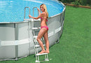 Intex 28077E Heavy Duty Deluxe Pool Ladder with Removable Steps for 52 Inch Depth Above Ground Pools