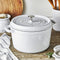 Staub Cast Iron Dutch Oven 5-qt Tall Cocotte, Made in France, Serves 5-6, White