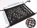 3-Layer Universal Universal Car Seat Mesh Tidy Storage Net Bag Organizer Holder Multi-Pocket