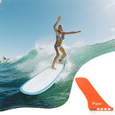 HLOGREE 9 inch SUP Fin, 9" Surf & SUP Single Center Water Fin Quick Release DetachableStand up Paddleboard Fin - Free No Tool Fin Screw Replacement for Longboard Surfboard Stand-Up Paddleboards