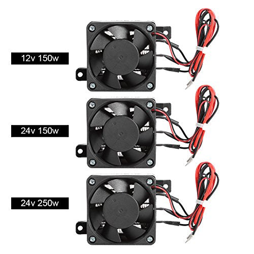 PTC Car Air Heater 24V 250W Energy Saving Small Space Car Fan Heater Constant Temperature Heating Element Heaters(24V 250W)