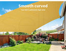 Mountview Sun Shade Sail Cloth Canopy Outdoor Awning Cover Rectangle Sand 5mx3M