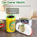 VEMJO Electric Can Opener For Kitchen One Touch Hands Free Automatic Can Opener Electric for Almost Cans Battery Operated Can Opener For Seniors and Arthritis Smooth Edge Food-Safe (Red)
