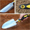 XUTONG Garden Shovel Trowel, Hand Shovel Soft Rubberized Non-Slip Handle for Transplanting Weeding Moving and Smoothing Digging and Planting (Yellow)