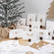 ZICOTO Beautiful Christmas Cards Set of 20 - Incl. Bulk Envelopes, Matching Stickers And Storage Box - Perfect to Send Warm Holiday Wishes to Friends and Family
