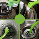 GYB Green 3 in 1 Tile Grout Cleaning Brush Mould Remover Narrow Stiff Stain Cleaner