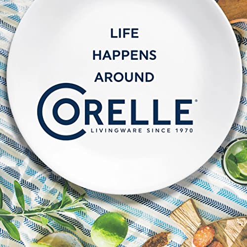 Corelle Meal Bowls, 4-Piece Set, Winter Frost White, 1.35L