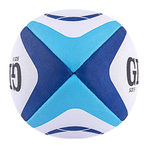 Gilbert Atom Rugby Ball [Each] • BLUE • SIZE 5 • Conforms to World Rugby specifications