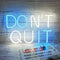 Do It Don't Quit Neon Sign for Wall, Room Decor, Motivational Wall Art Neon Light for Office, Bar, Gym, Cool Neon Light Sign for Party, Events, Birthday Gifts, 16.9x10.6 Inch